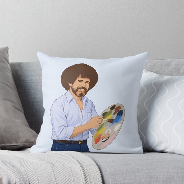 Item preview, Bob Ross No Mistakes Just Happy Accidents Happy Little Trees Vintage Retro Art designed and sold by karamram.