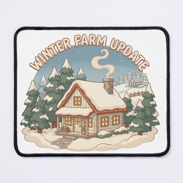 Item preview,  cozy winter  cabin in the snowy forest christmas designed and sold by samuzai.