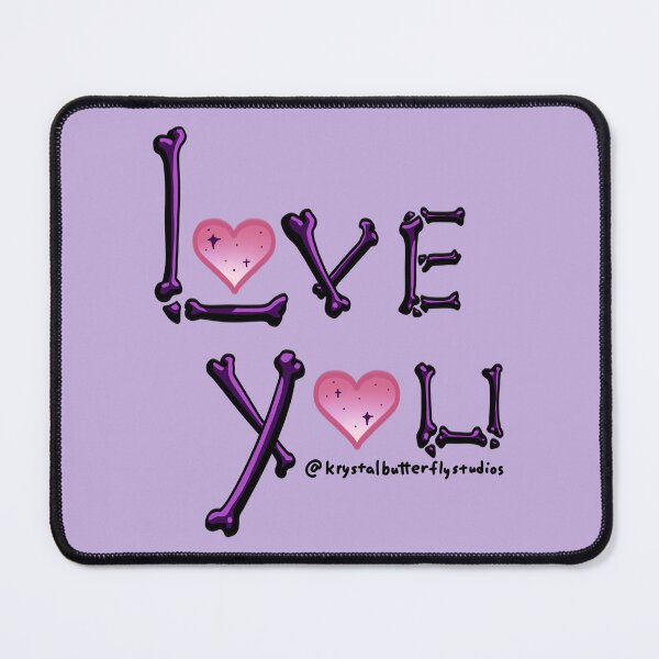 Item preview, Love You (Dark) designed and sold by KrystalBStudios.
