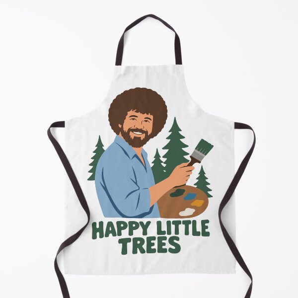 Item preview, Bob Ross No Mistakes Just Happy Accidents Happy Little Trees designed and sold by karamram.
