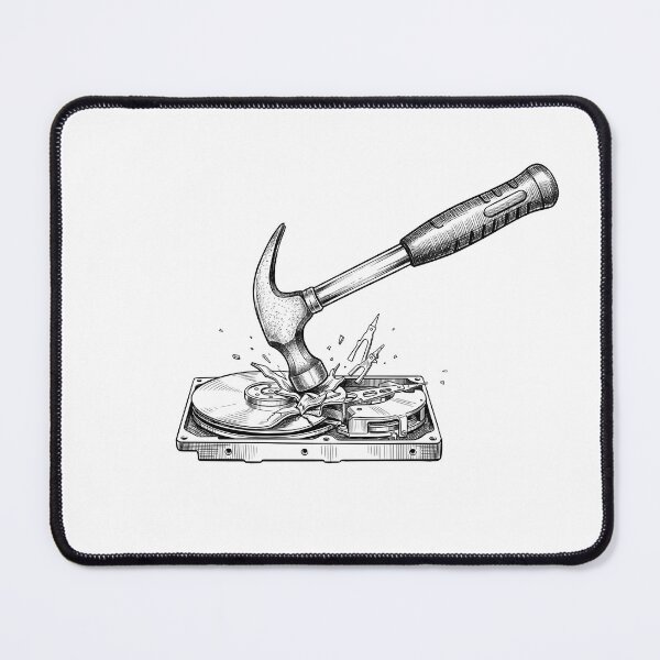 Item preview, Hard Drive Destruction designed and sold by Naux | Design & Illustration.