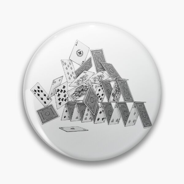 Item preview, Falling House of Cards designed and sold by Naux | Design & Illustration.