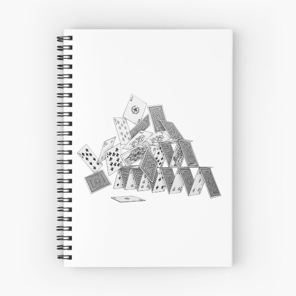 Item preview, Falling House of Cards designed and sold by Naux | Design & Illustration.