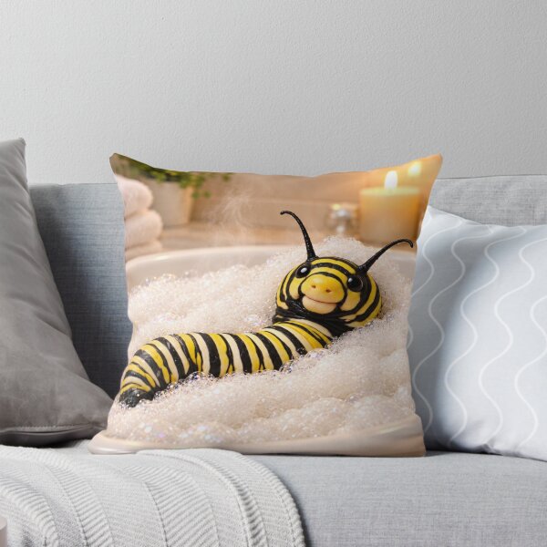 Item preview, Cozy Monarch Caterpillar Bubble Bath designed and sold by Sillytoe.