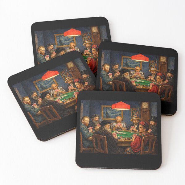 Item preview, Van Gogh Picasso Frida Poker Night A Friend in Need designed and sold by TeeARTHY.