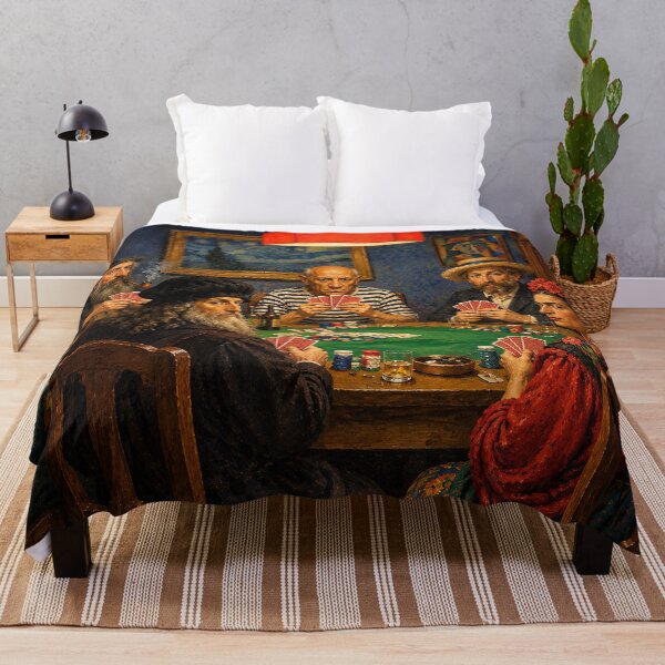 Item preview, Van Gogh Picasso Frida Poker Night A Friend in Need designed and sold by TeeARTHY.