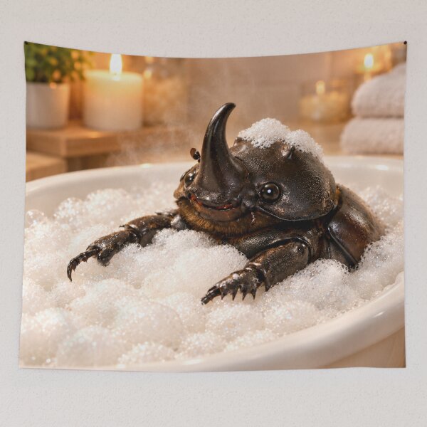 Item preview, Mellow Rhinoceros Beetle Bubble Bath designed and sold by Sillytoe.