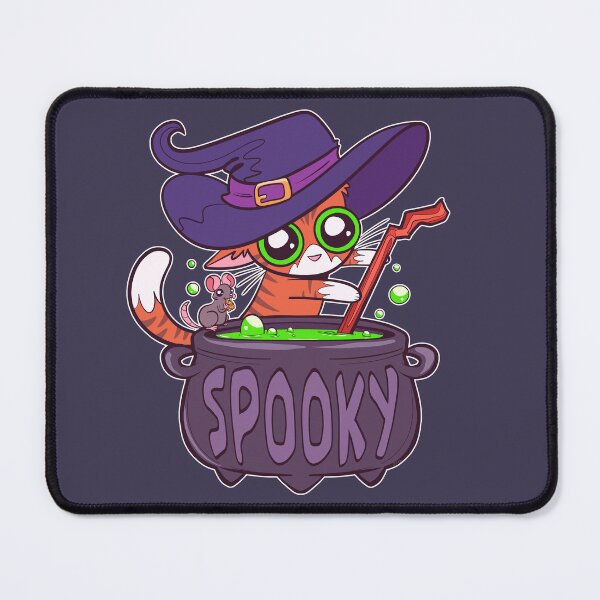 Item preview, Spooky Cat Witch designed and sold by Danni Doodles.