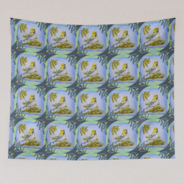 Item preview, Songbird with a Mosaic Border designed and sold by oh-bi-me.
