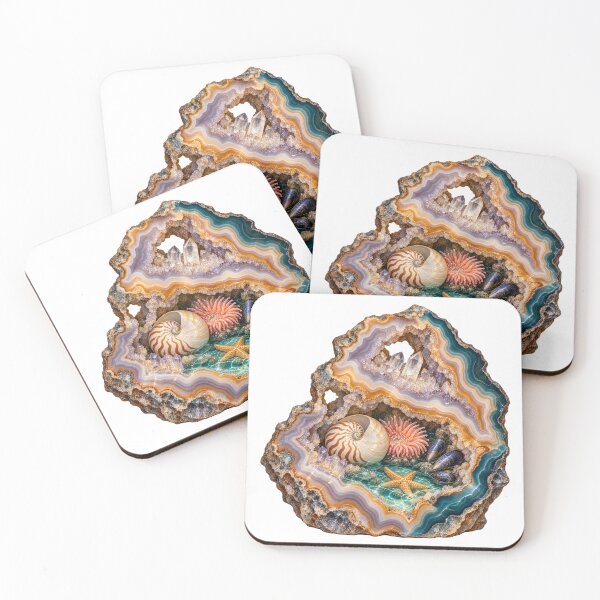 Item preview, Agate Tide Pool Nautilus Miniature World designed and sold by Drip stamp.