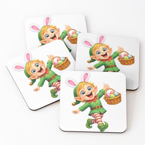 Item preview, Playful Elf Boy Easter designed and sold by Sillytoe.
