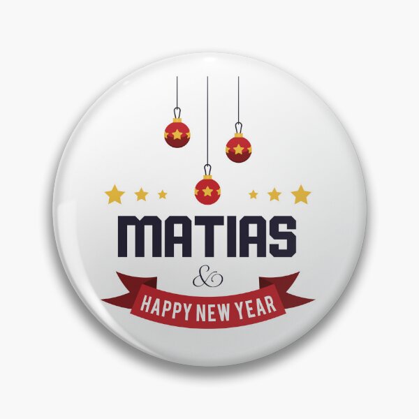 Item preview, Matias Funny Personalized Christmas Name – Cool Custom Holiday Gift for Men and Boys designed and sold by Oussinc.