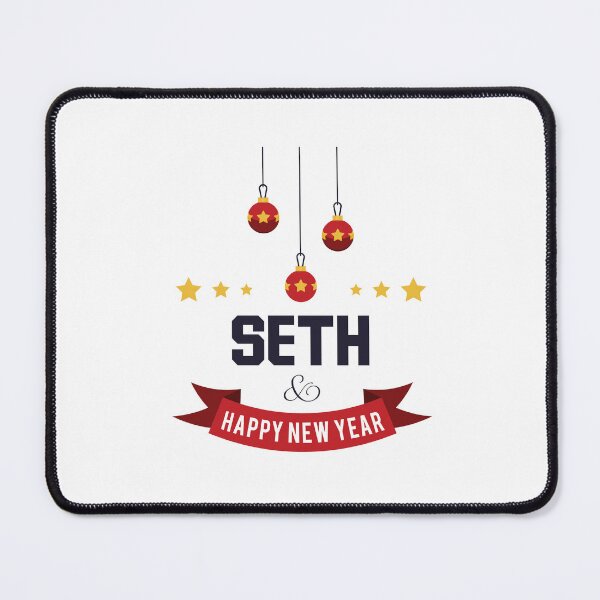 Item preview, Seth Funny Personalized Christmas Name – Cool Custom Holiday Gift for Men and Boys designed and sold by Oussinc.