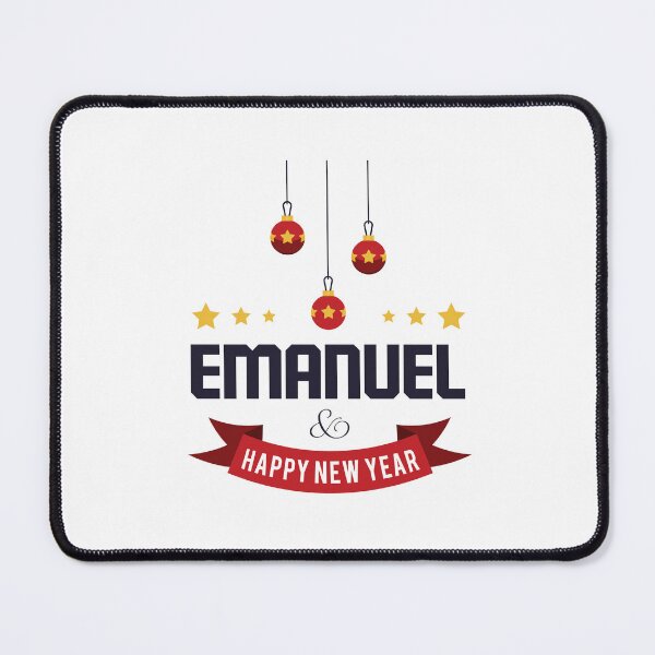 Item preview, Emanuel Funny Personalized Christmas Name – Cool Custom Holiday Gift for Men and Boys designed and sold by Oussinc.