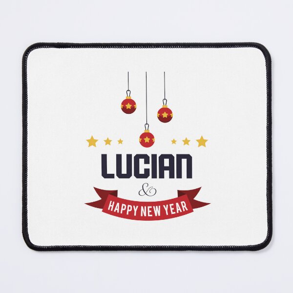 Item preview, Lucian Funny Personalized Christmas Name – Cool Custom Holiday Gift for Men and Boys designed and sold by Oussinc.