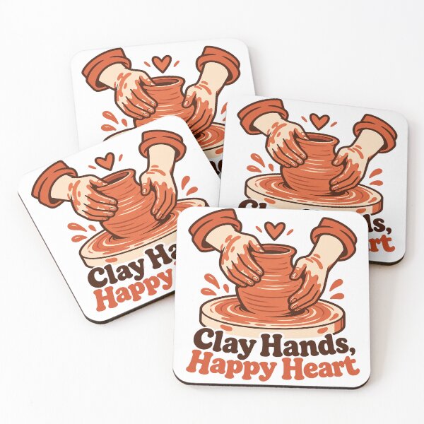 Item preview, Clay Hands Happy Heart Pottery Gift designed and sold by Artful Avenue.