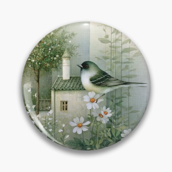 Item preview, Tranquil Garden Cottage Songbird designed and sold by bloorose.