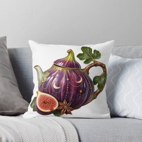 Item preview, Fig Teapot Celestial Ceramic Still Life designed and sold by Drip stamp.