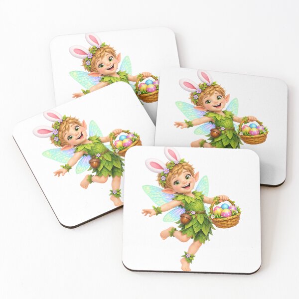 Item preview, Playful Forest Fairy Boy Easter designed and sold by Sillytoe.