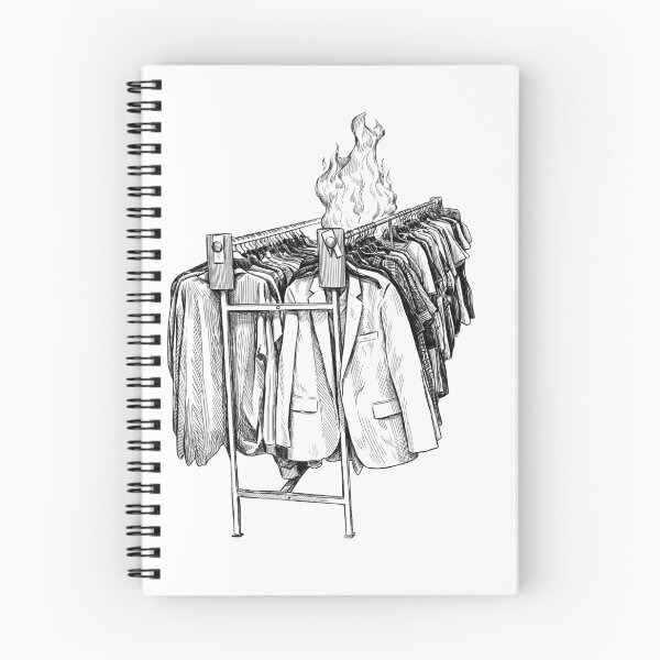Item preview, Clothes Rack on Fire designed and sold by Naux | Design & Illustration.