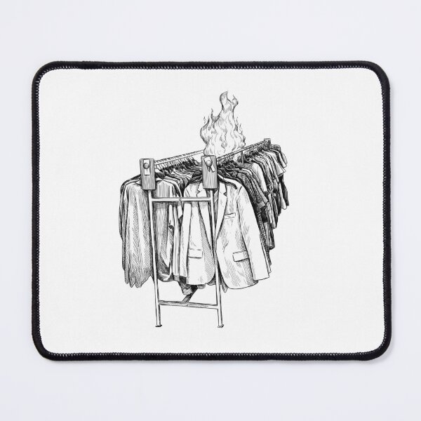 Item preview, Clothes Rack on Fire designed and sold by Naux | Design & Illustration.