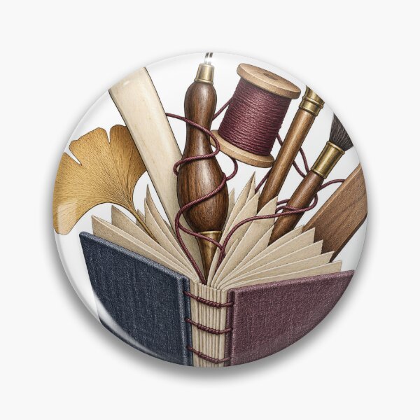 Item preview, Bookbinding Tools Bouquet Vintage Artisan Engraving designed and sold by Drip stamp.
