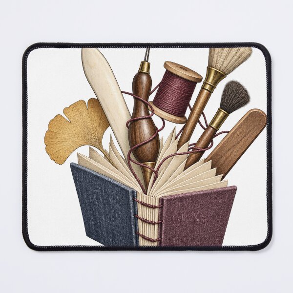 Item preview, Bookbinding Tools Bouquet Vintage Artisan Engraving designed and sold by Drip stamp.
