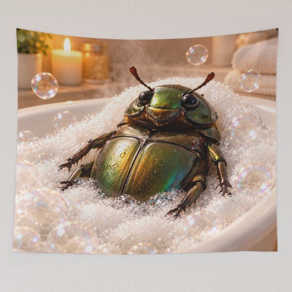 Item preview, Mellow Scarab Beetle Bubble Bath designed and sold by Sillytoe.