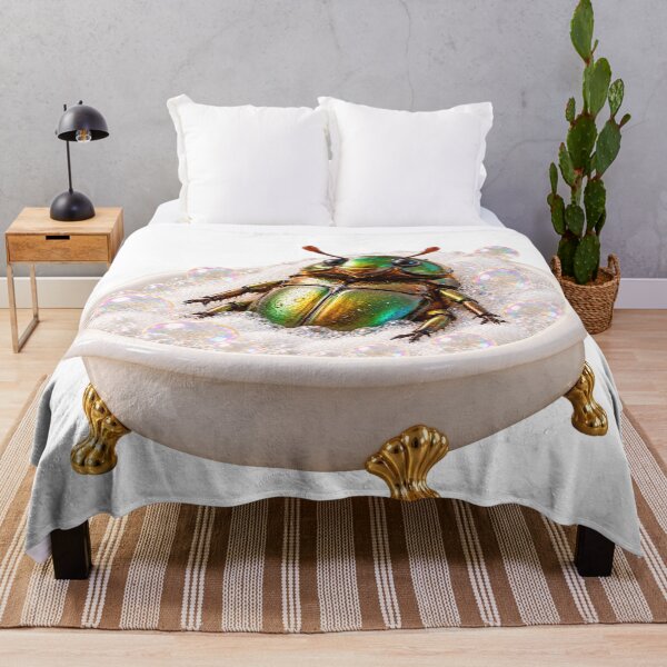 Item preview, Pampered Scarab Beetle Bathtub designed and sold by Sillytoe.
