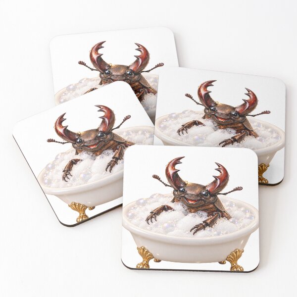 Item preview, Regal Stag Beetle Bathtub designed and sold by Sillytoe.