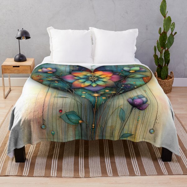 Item preview, Blooming Heart Tapestry designed and sold by bloorose.