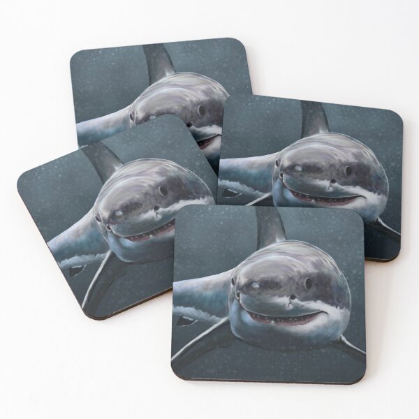 Item preview, Facing a Great White Shark designed and sold by Kyra C. Kalageorgi.