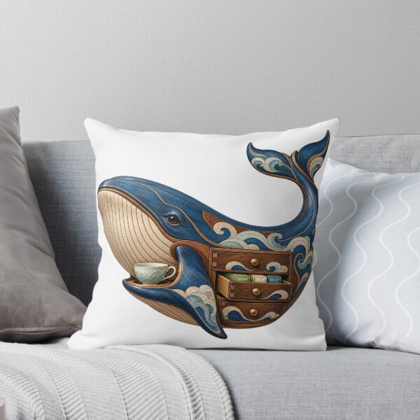 Item preview, Whale Tea Chest Ocean Cabinet Surrealism designed and sold by Drip stamp.