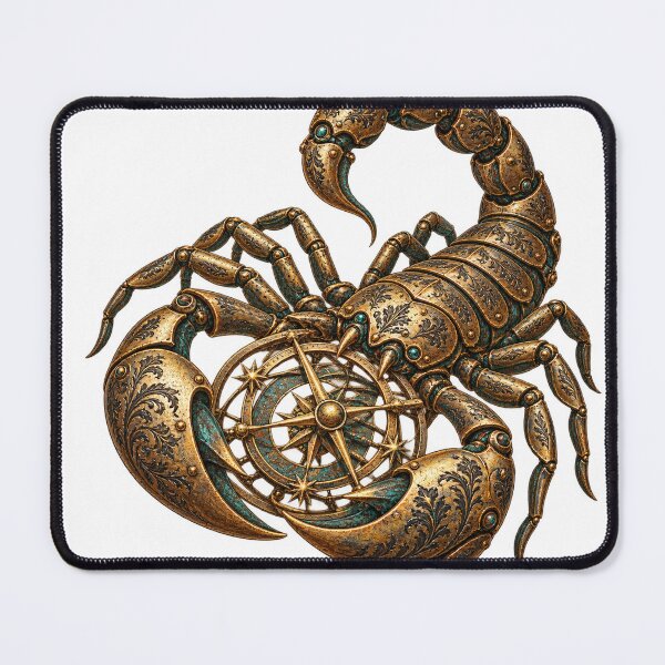 Item preview, Brass Scorpion Astrolabe Celestial Engraving designed and sold by Drip stamp.