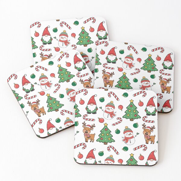 Item preview, Cute Christmas Gnomes Snowmen Reindeer and Candy Canes designed and sold by AleksaDesignMTL.
