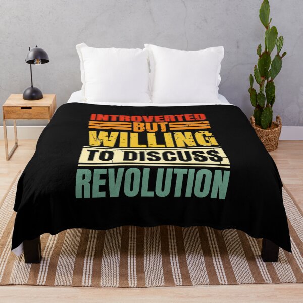 Item preview, Introverted But Willing To Discuss Revolution designed and sold by Dondonmart.