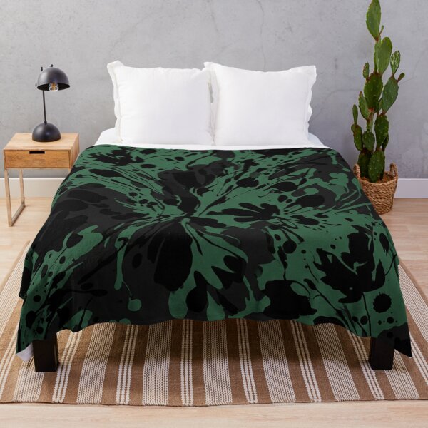 Item preview, Dark Green Paint Splatter Floral Camouflage Pattern designed and sold by Owcomm.