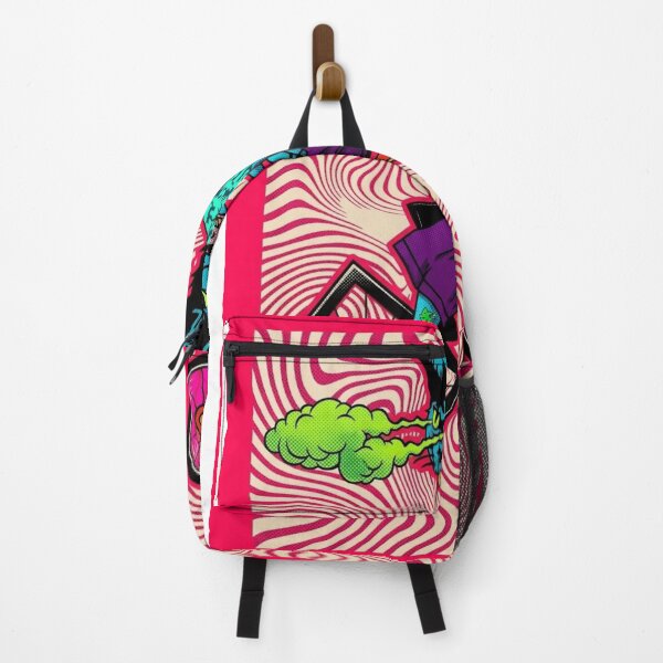 Item preview, Trippy Biker Cat — Psychedelic Retro Poster designed and sold by VUHEIM.