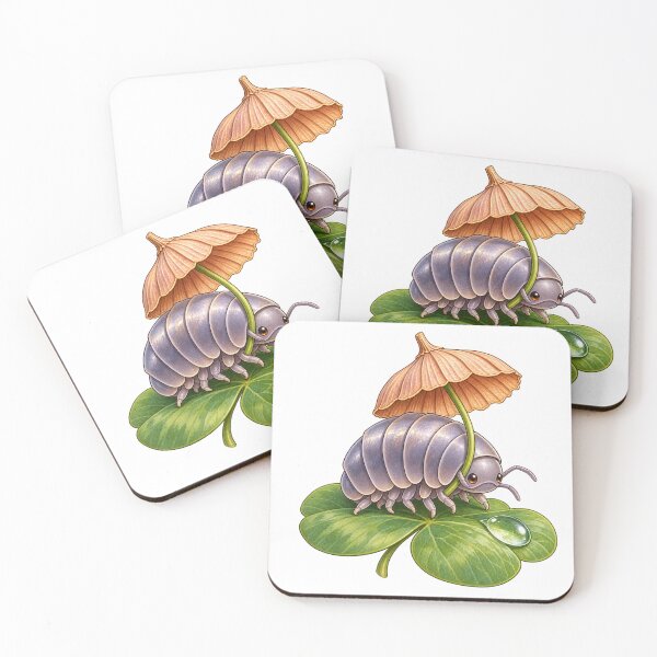 Item preview, Roly Poly Isopod Seedpod Umbrella Kawaii designed and sold by Drip stamp.