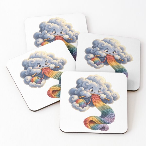 Item preview, Storm Cloud Knitting Its Own Rainbow designed and sold by Drip stamp.