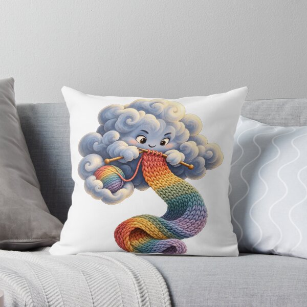 Item preview, Storm Cloud Knitting Its Own Rainbow designed and sold by Drip stamp.