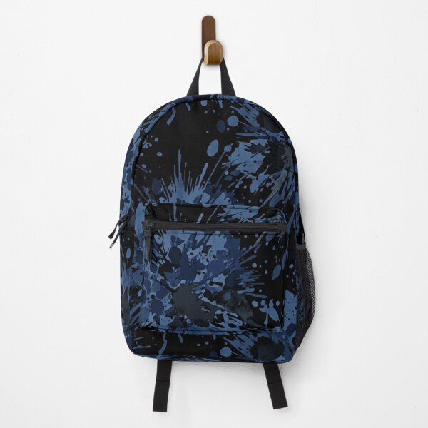 Item preview, Deep Navy Blue Watercolor Paint Splatter Pattern designed and sold by Owcomm.