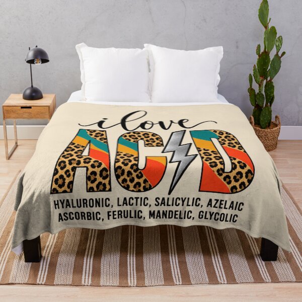 Item preview, I Love Acid Leopard Skincare Typography Lightning Bolt designed and sold by AmiGraph.