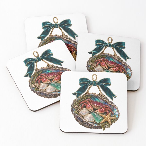 Item preview, Tide Pool Jeweled Holiday Ornament Crab designed and sold by Drip stamp.