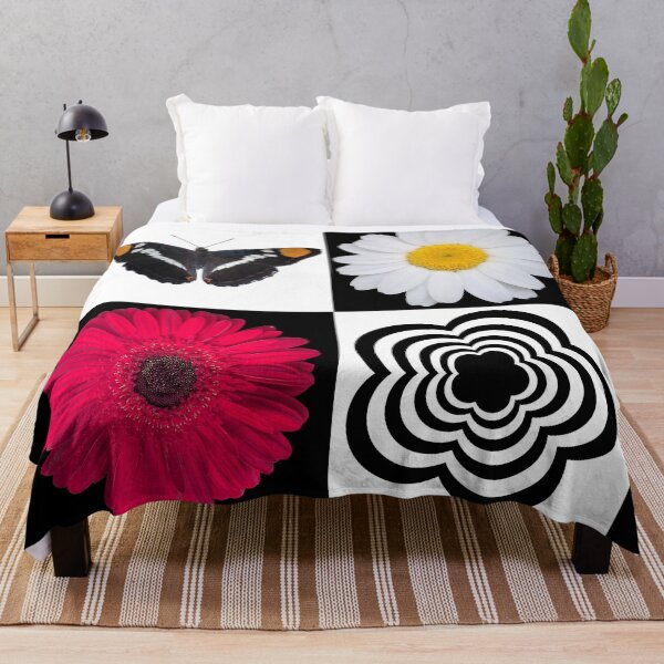 Item preview, California Sister Butterfly Daisy Gerbera Floral Pop Art Shapes Mania designed and sold by Shapes-Mania.