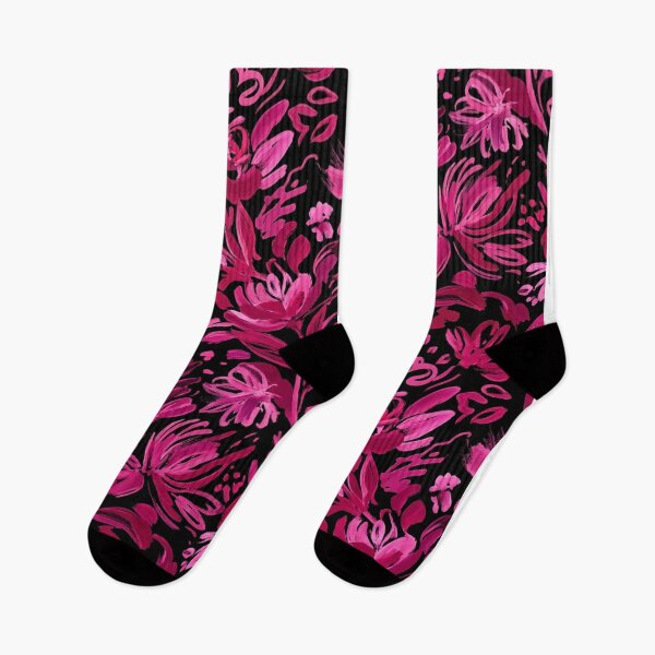 Item preview, Magenta Pink Floral Garden Pattern designed and sold by Owcomm.