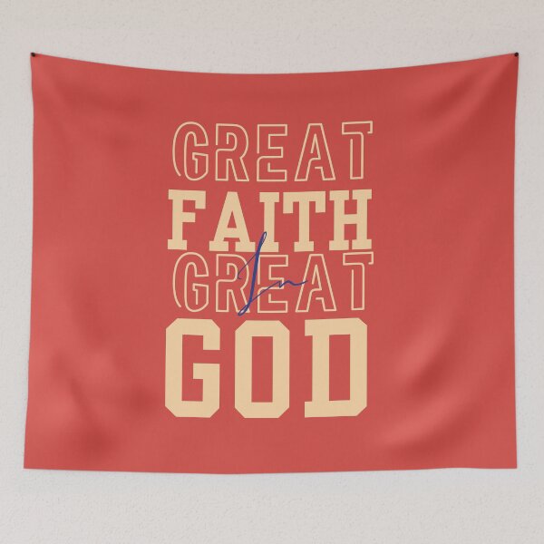 Item preview, Great Faith Great God - Holy Ghost Spirituality Messiah Inspiring Community Word   - Gift Sets For Women - Red designed and sold by Doiemacreations.