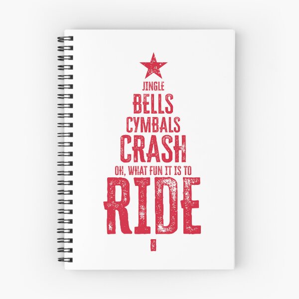 Item preview, Jingle Bells cymbals Crash, oh, what fun it is to Ride designed and sold by I-dsgn.