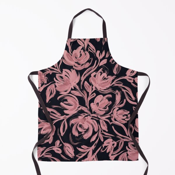 Item preview, Elegant Pink Floral Blossoms on Dark Background designed and sold by Owcomm.