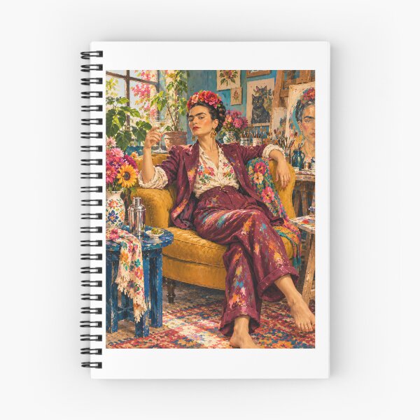 Item preview, Frida Kahlo Colorful Bohemian Artist Portrait designed and sold by TeeARTHY.